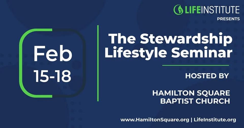 The Stewardship Lifestyle Seminar