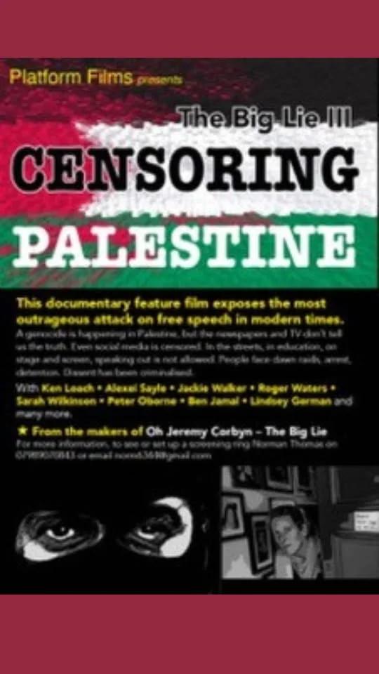 Censoring Palestine
