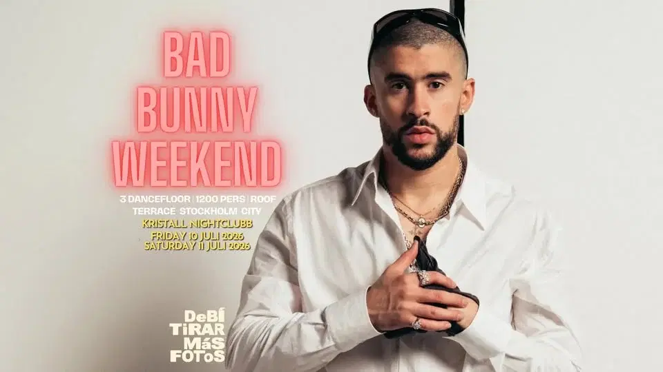 Bad Bunny Special Weekend Party | 3 dancefloor | 1200 pers | Until 05:00 | Roof-Terrace
