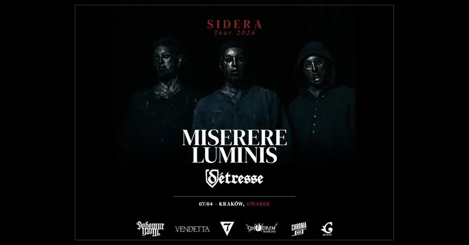 MISERERE LUMINIS • DÉTRESSE | 07.04.2026 | Kraków - Gwarek