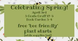 First Friday Welcome Spring!