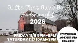 Gifts That Give Back Vendor Market