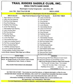 Trail Riders Saddle Club Youth Game Show