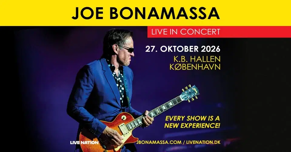 Joe Bonamassa // K.B. Hallen // 27. oktober 2026