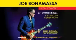 Joe Bonamassa // K.B. Hallen // 27. oktober 2026