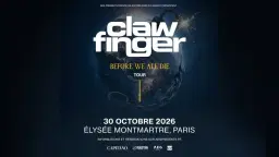 Clawfinger • Élysée Montmartre, Paris • 30 octobre 2026