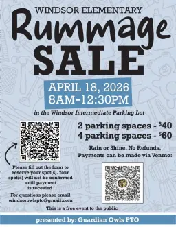 Annual Windsor Rummage Sale
