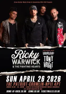Ricky Warwick & The Fighting Hearts w/ Tony Wright
