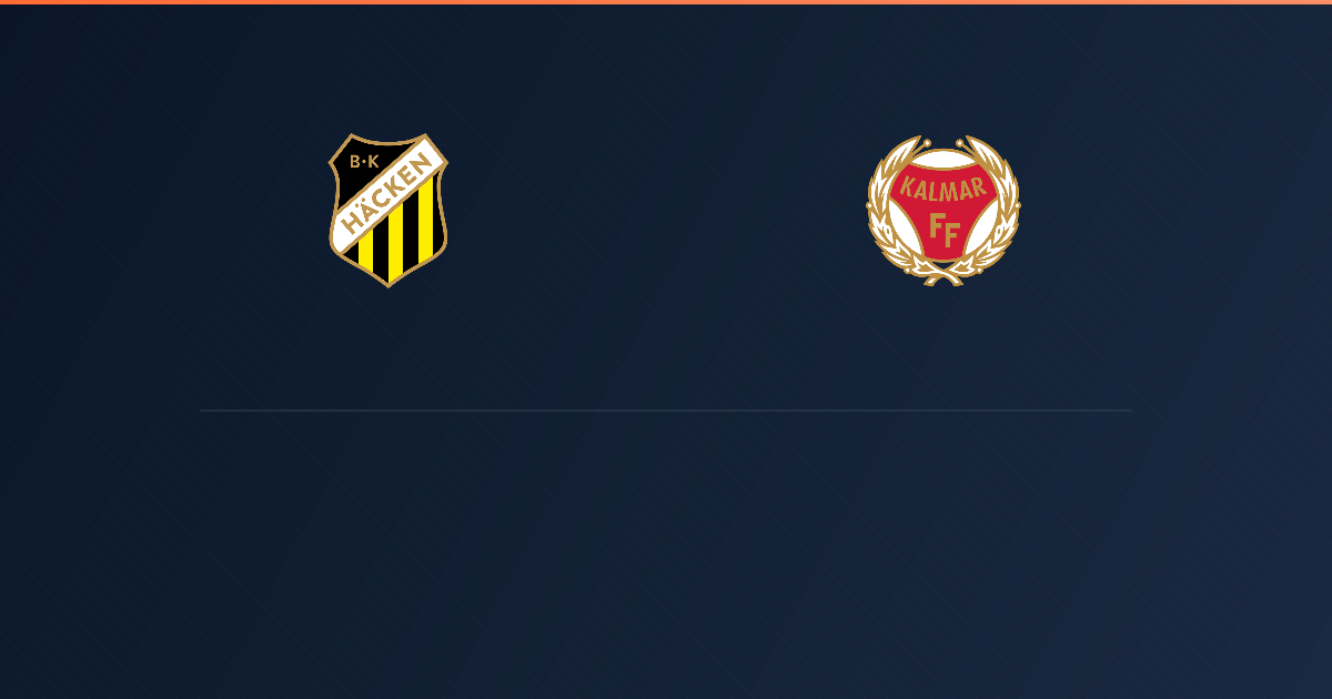 Häcken vs Kalmar