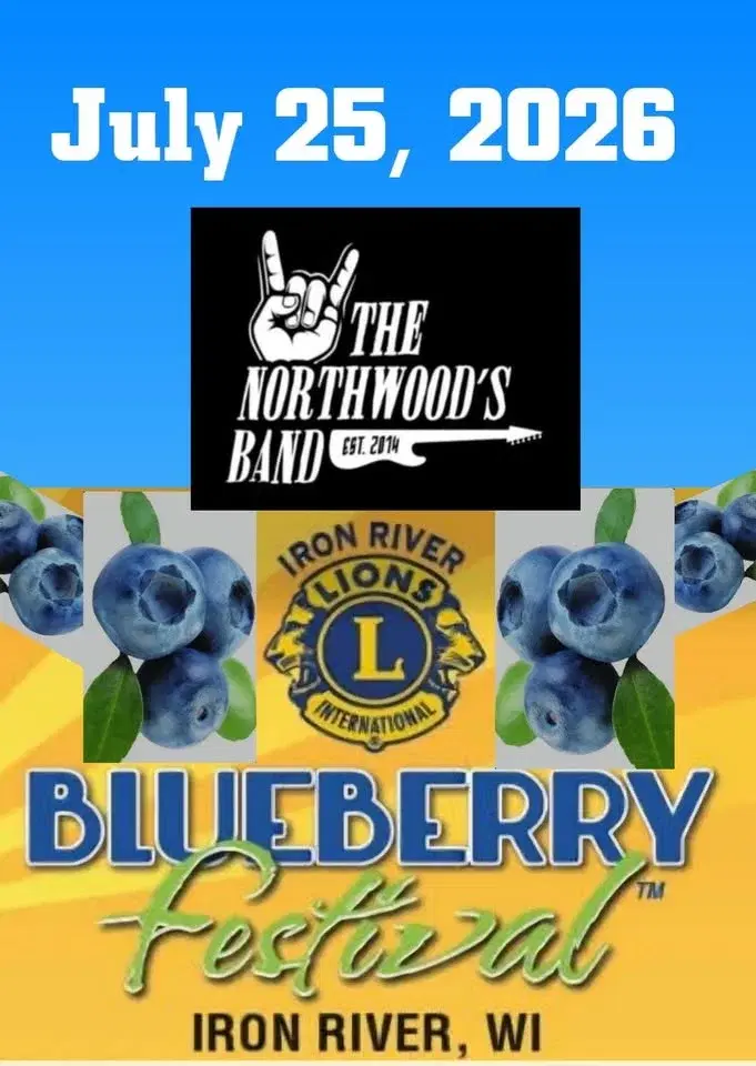 Iron River WI • Blueberry Festival • The Northwood's Band • July 25