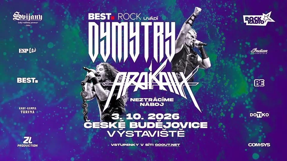 Dymytry & Arakain | BEST ROCK TOUR 2026 | České Budějovice