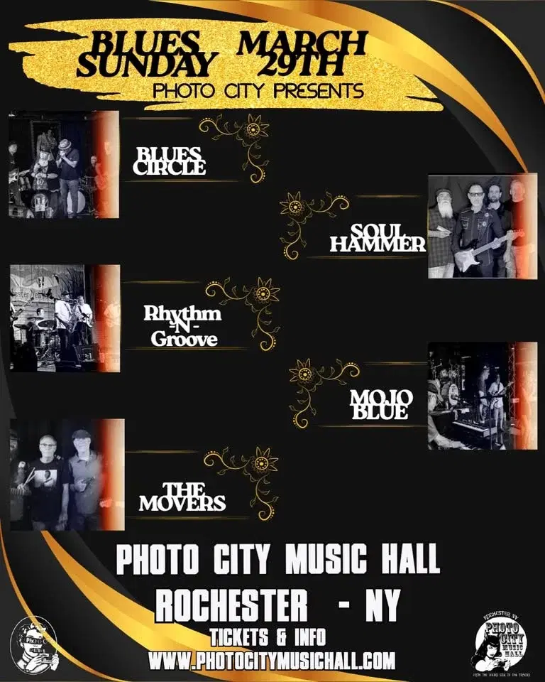 Blues Sunday - Feat: MoJo Blue, Blues Circle, The Movers, Rhythm N Groove, Soul Hammer @ Photo City
