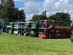 Bus Rally at Tenterden Town Station