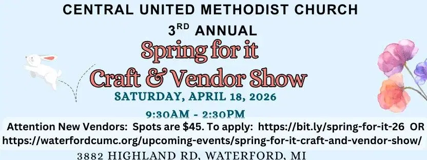 CUMC's 3rd ANNUAL SPRING FOR IT CRAFT AND VENDOR SHOW