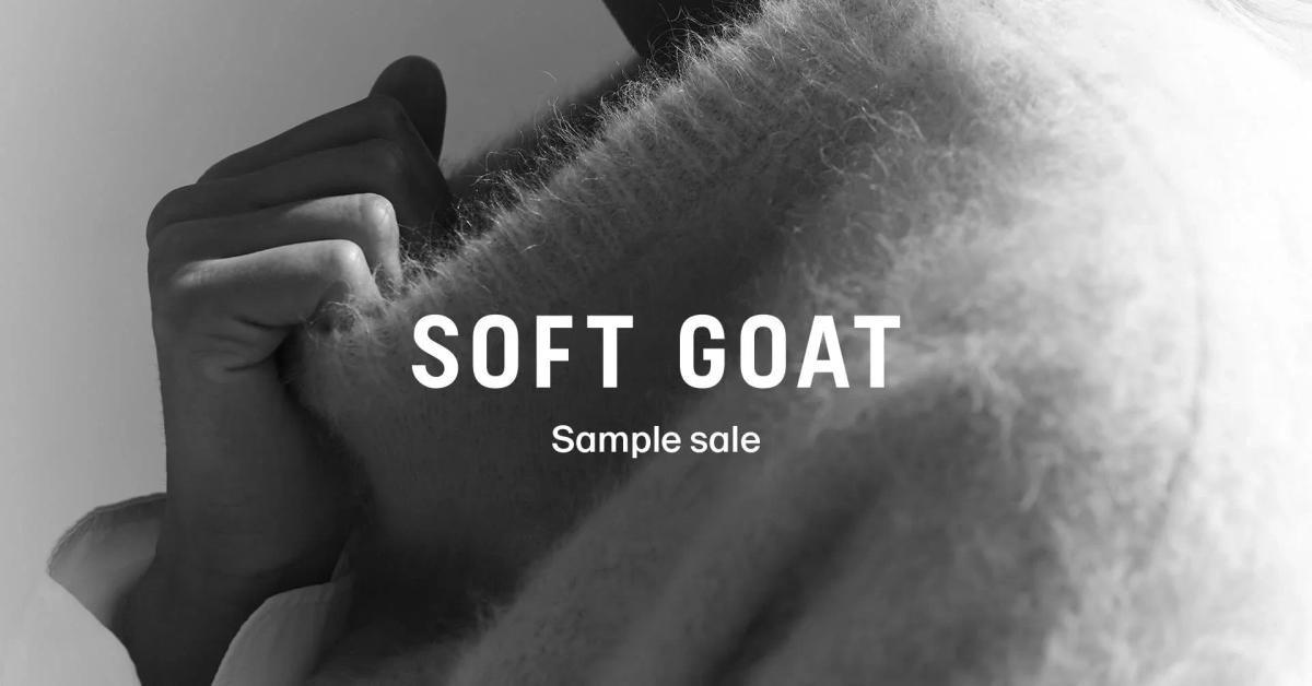 🧣 Soft Goat Sample Sale – Exclusive Fashion Finds! 🛍️