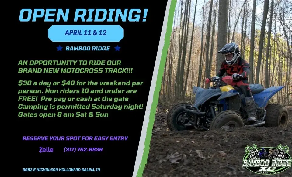 Open Ride Weekend!