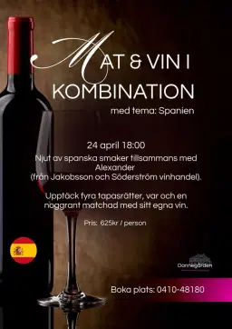 Mat & vin i kombination med tema Spanien