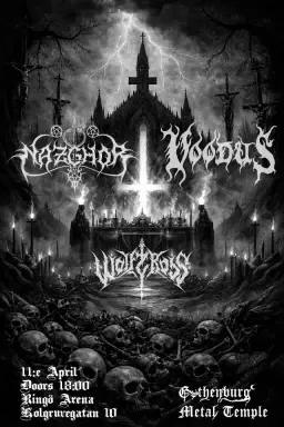 Voodus, Nazghor & Wolfcross @ Gothenburg Metal Temple