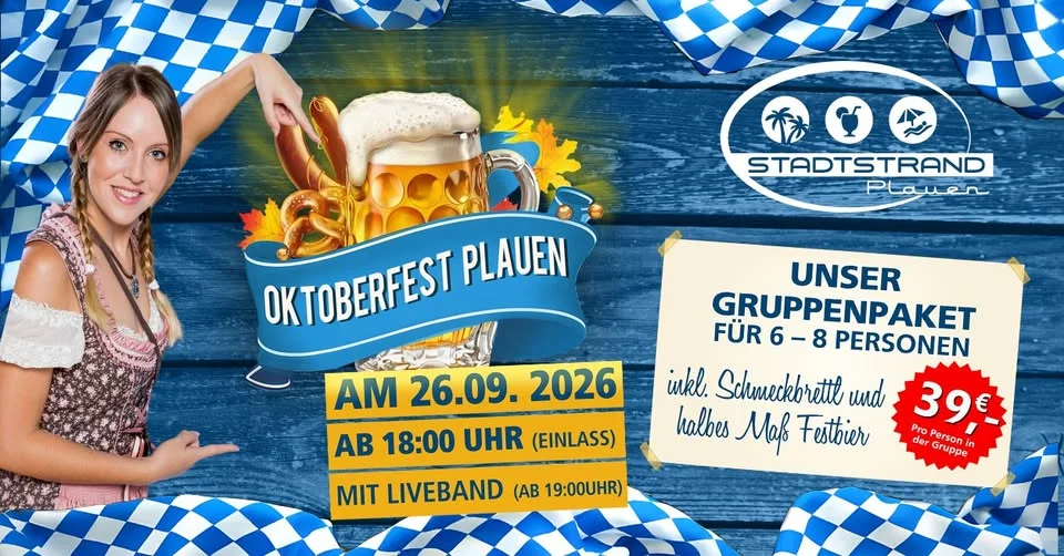 🍻 Oktoberfest Plauen 2026 🍻