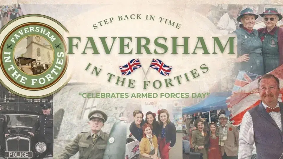 Faversham in the Forties Celebrates Armed Forces Day