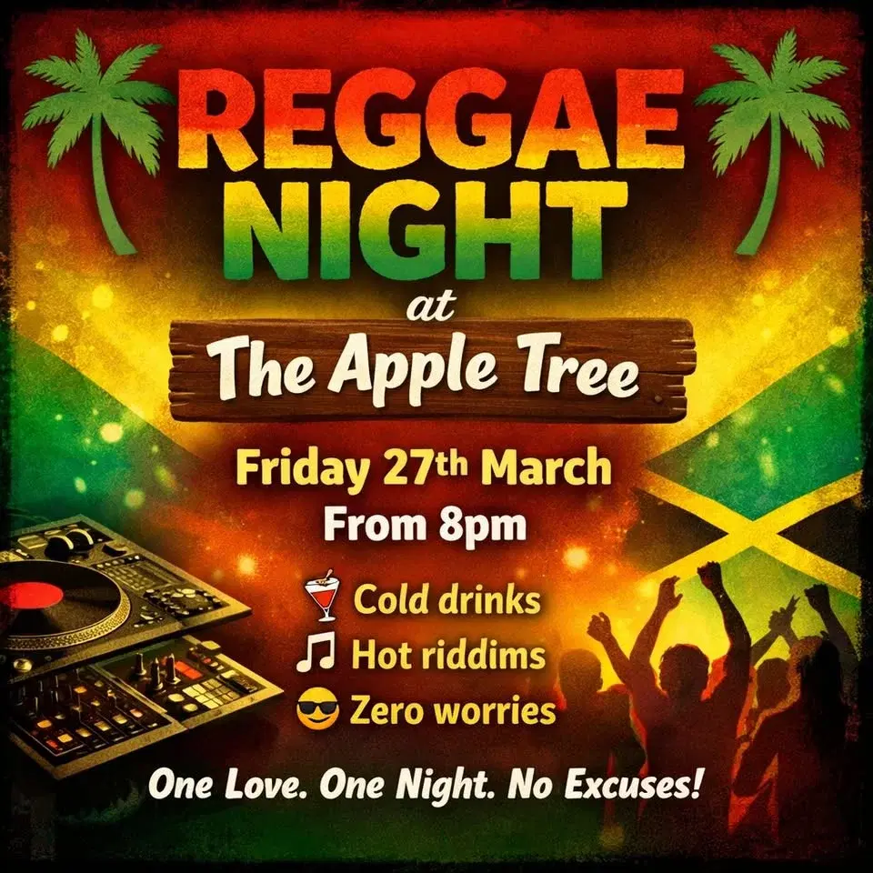 đŽ Reggae Night at The Apple Tree đŽ