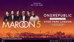 Maroon 5 headlines American Express presents BST Hyde Park