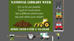 National Library Week: Touch-A-Truck Event