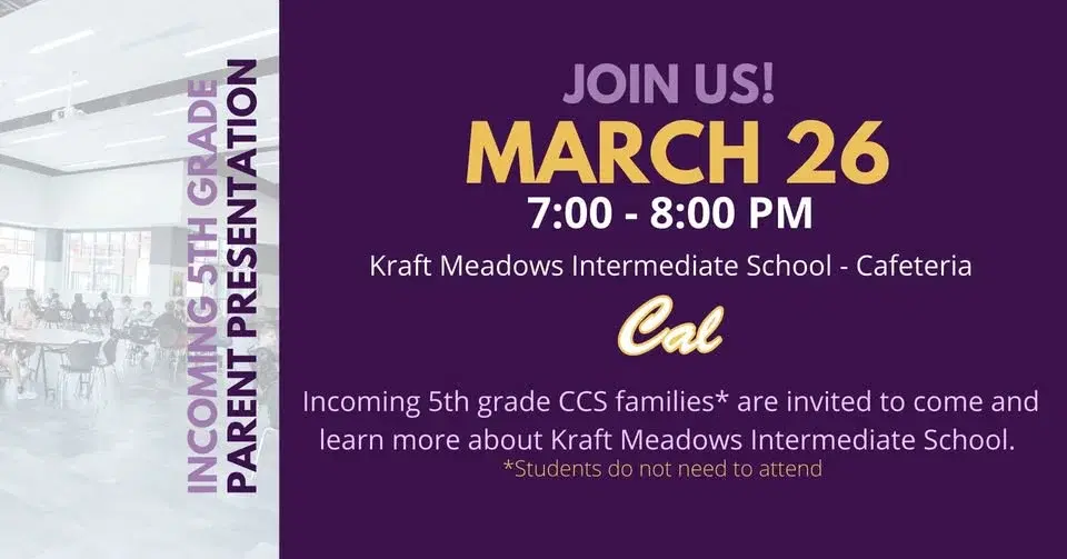 Incoming 5th Grade Night