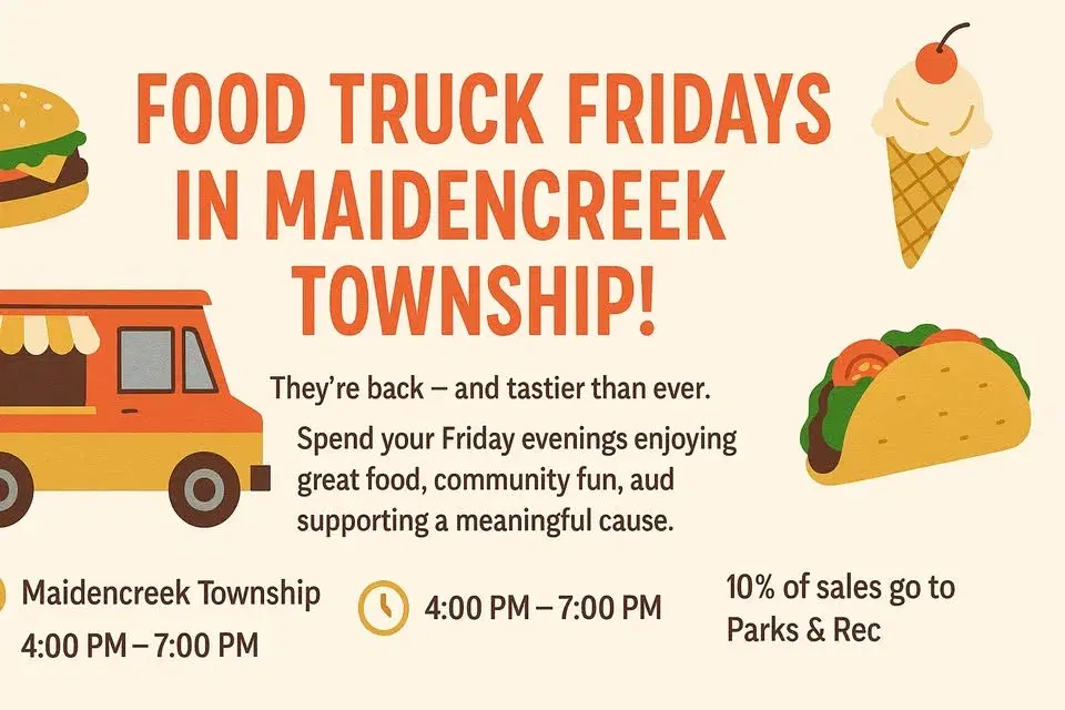 Food Truck Fridays At Maidencreek Community Park