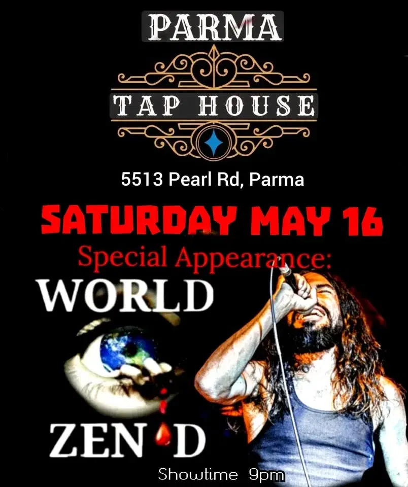 WORLD ZEN'D COMES TO PARMA TAP HOUSE MAY 16