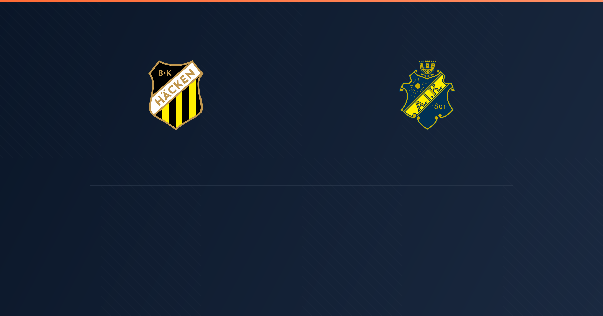Hacken vs AIK