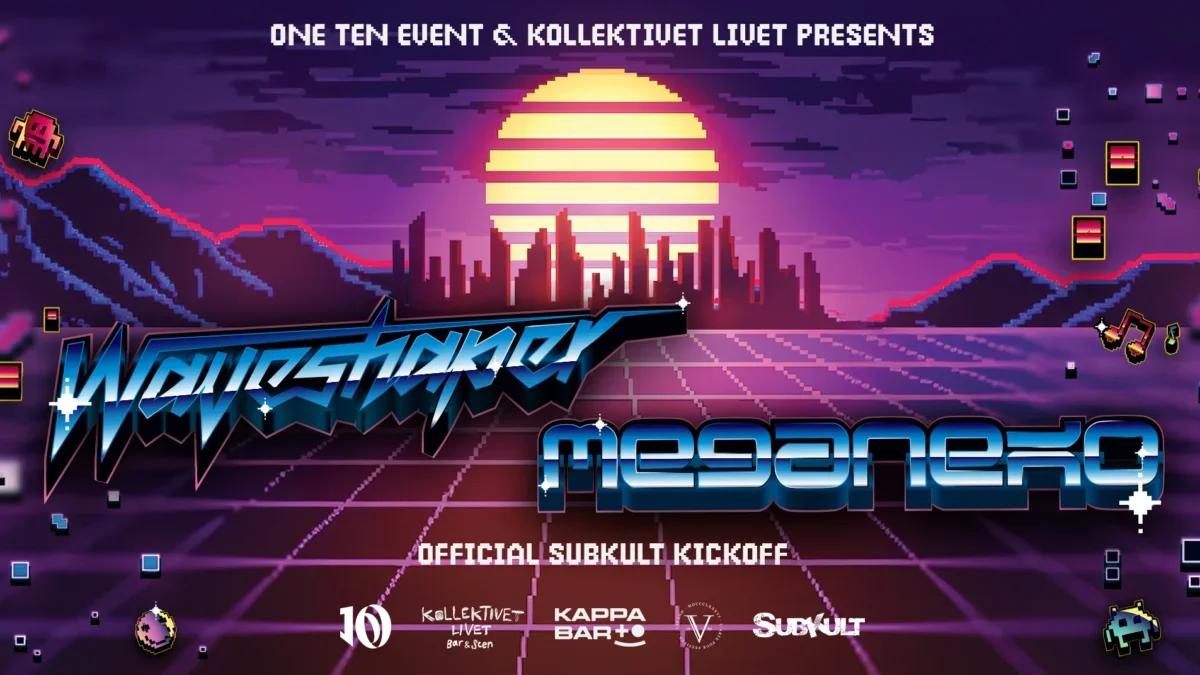 👾 Waveshaper + Meganeko @ Kollektivet Livet 🕹️