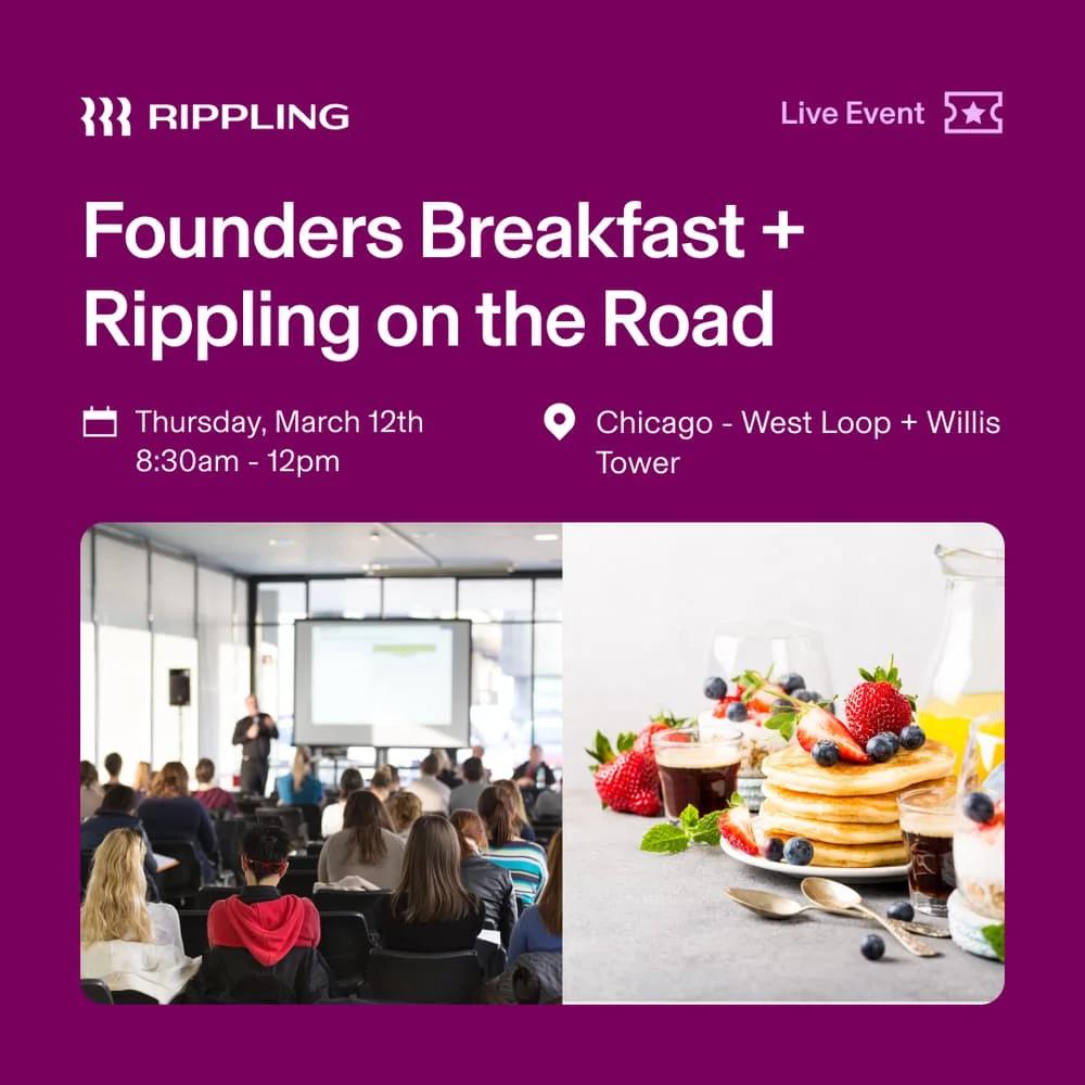 Founders Breakfast + Pitch Deck Frameworks w/ First Round Capital Alum