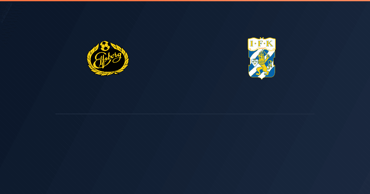 Elfsborg vs IFK Göteborg