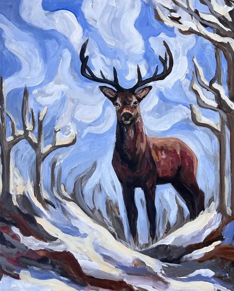 SIP AND CREATE: OH DEER PAINTING EVENT