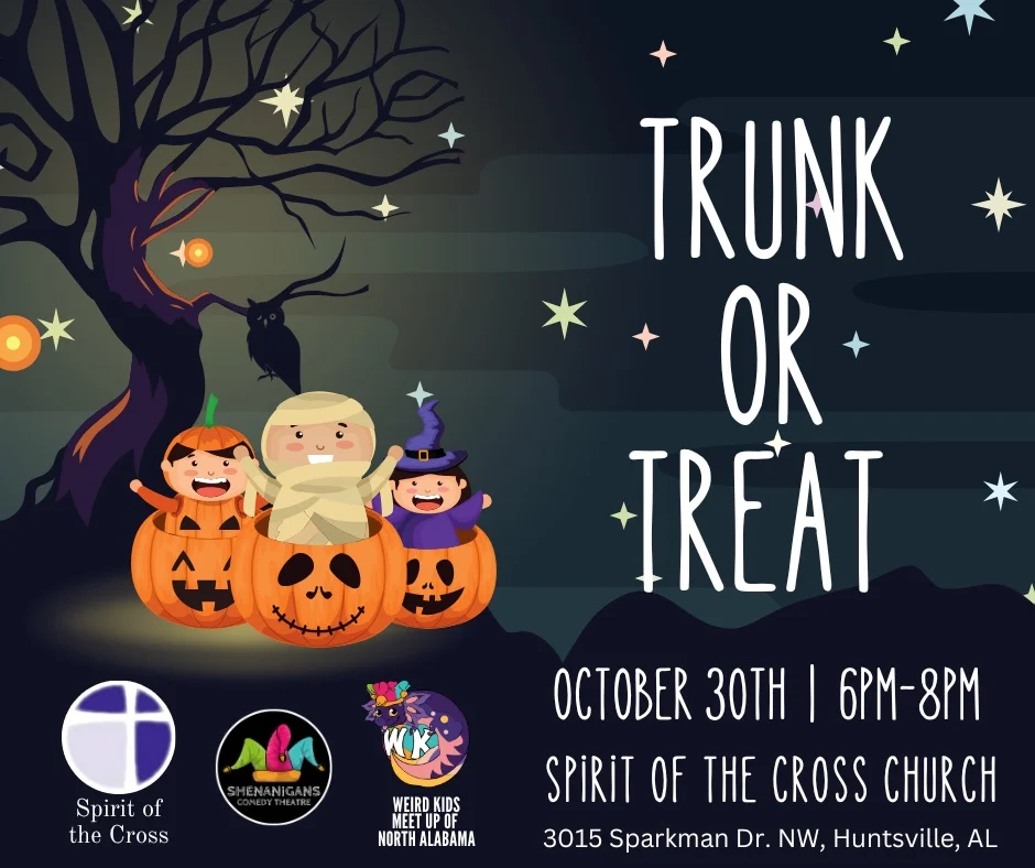 Trunk or Treat with Spirit of the Cross and the Weird Kids of Shenanigans