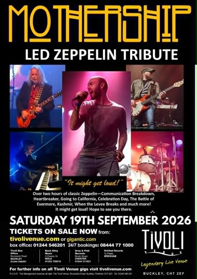 Mothership (Led Zep Tribute) | The Tivoli, Buckley