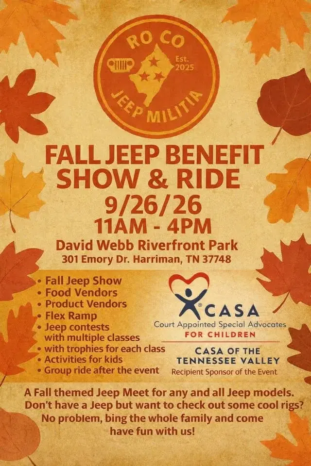 Fall Jeep Benefit Show & Ride