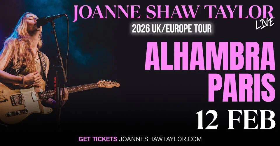 Joanne Shaw Taylor Live in Paris, FR on February 12th, 2026