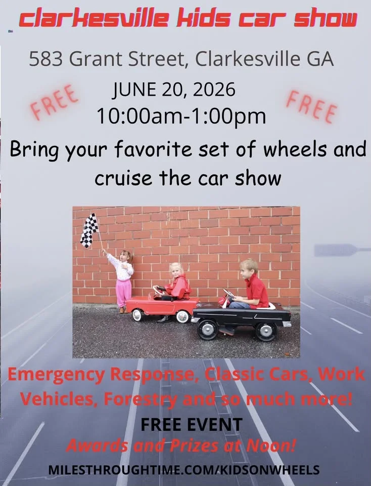 Clarkesville Car Show for KIDS