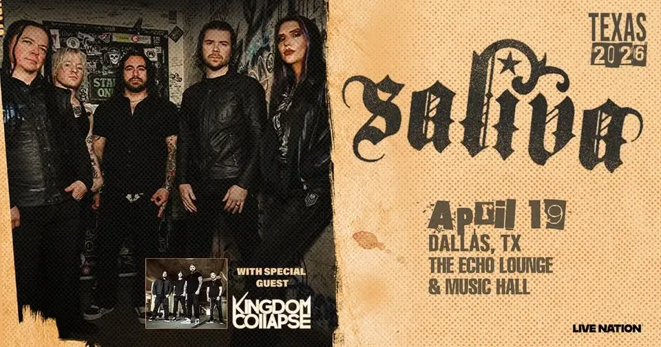 Saliva - 25th Anniversary of 'Every Six Seconds'