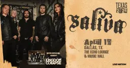 Saliva - 25th Anniversary of 'Every Six Seconds'