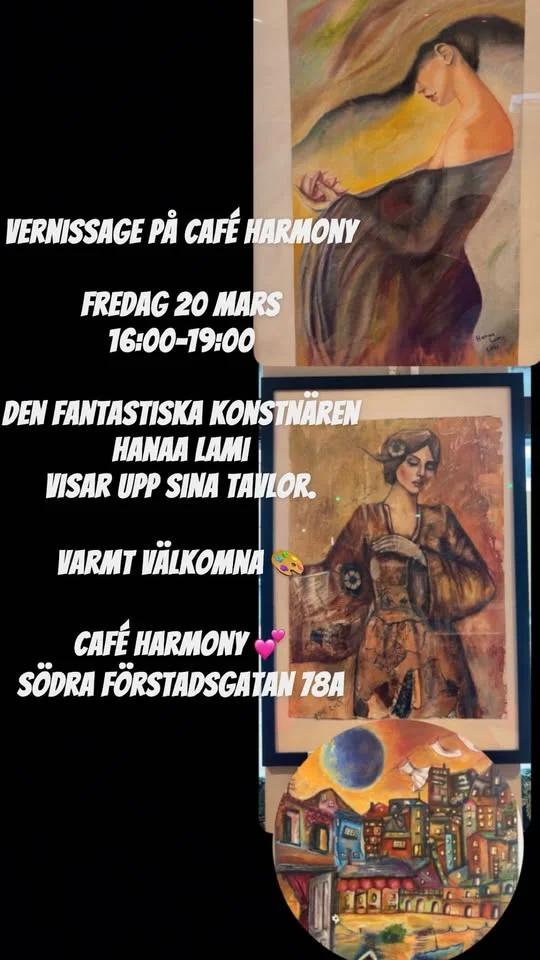 Vernissage på café Harmony
