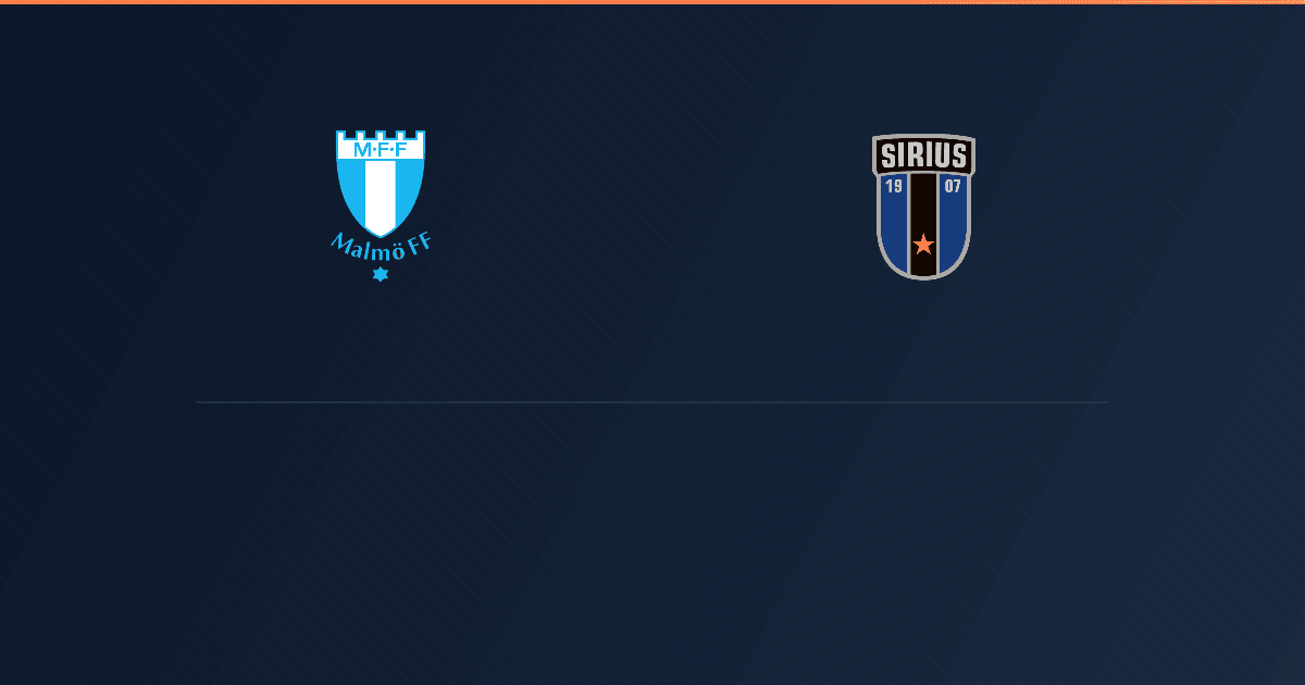 Malmo FF vs Sirius