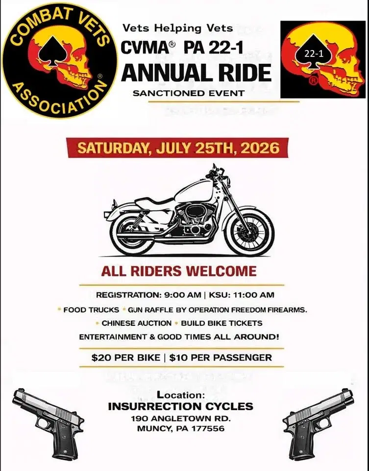 CVMA®️ 22-1 ANNUAL RIDE