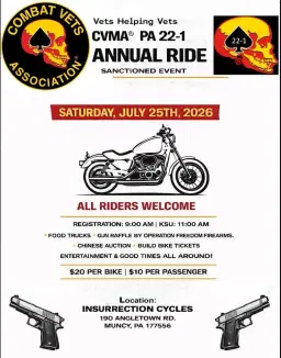 CVMA®️ 22-1 ANNUAL RIDE