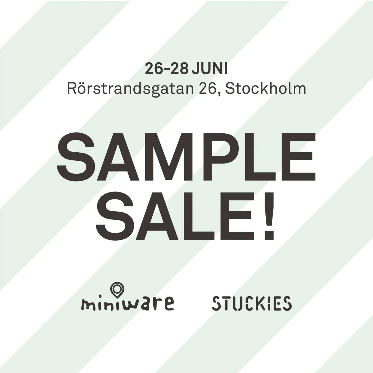 đ SAMPLE SALE! đ§ŠđŒ Barn & Baby med Miniware & STUCKIESÂźïž