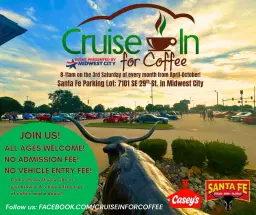 Cruise in for Coffee - presented by the City of Midwest City