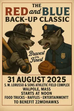 Red and Blue Backup Classic w/ 22Mohawks