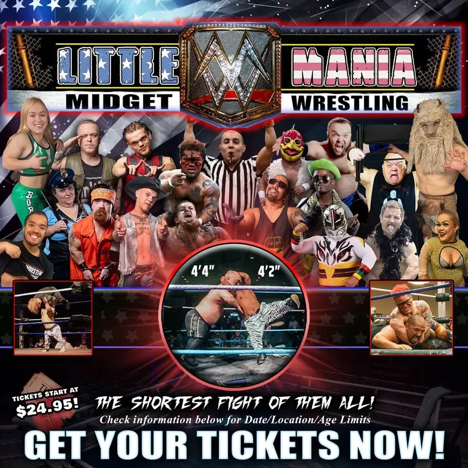 Budd Lake, NJ - Mini Wrestling All * Stars @Pavillion Lounge "The Shortest Fight of Them All!